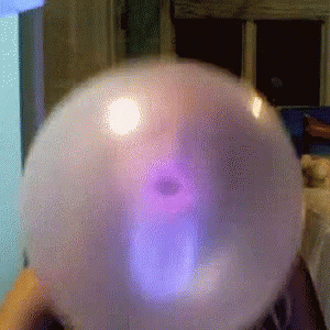 Bubble Gum Bubble Pop GIF - Bubble Gum Bubble Pop Shookt GIFs