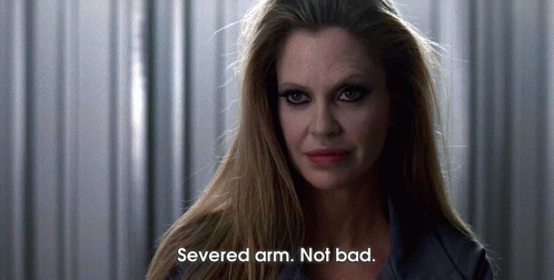 Pam'S Standards GIF - True Blood Pam Severed Arm GIFs