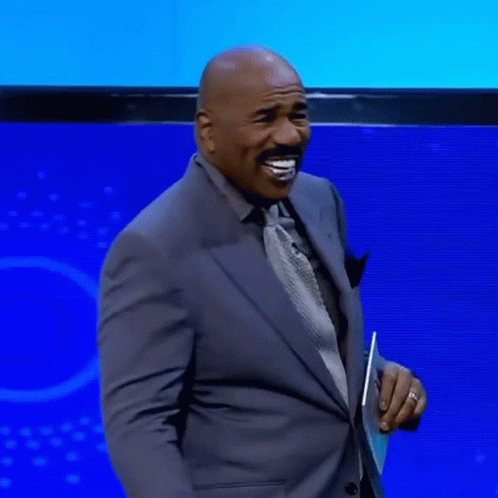 Laughing Steve Harvey GIF - Laughing Steve Harvey Family Feud South Africa GIFs