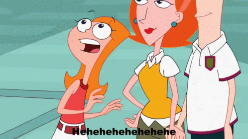 Phineas And Ferb Candace GIF - Phineas And Ferb Candace Candace Laugh GIFs