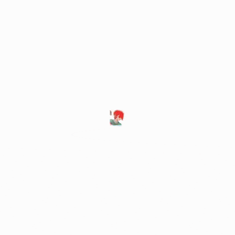 a person with red hair is holding a star with a picture of a person on it