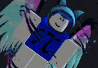 a blue roblox character with wings and a helmet
