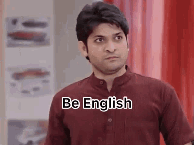 Aadat Se Majboor Ranjan English GIF - Aadat Se Majboor Ranjan English Be English Talk English Ranjan English Waw GIFs
