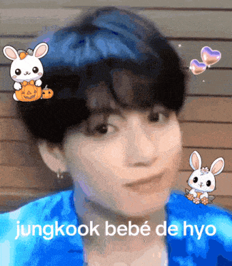 jungkook bebe de hyo is written on the bottom of the image