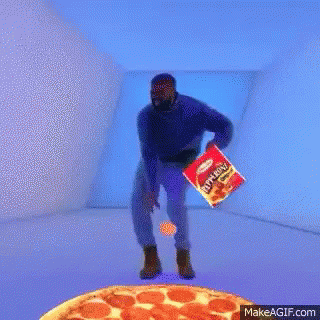 Drake Pizza GIF - Hotlinebling Drake Pizza GIFs