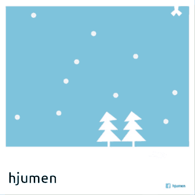 a blue christmas card that says merry christmas on it