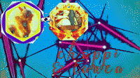 a computer generated image of a ferris wheel with the words " happy halloween " written below it