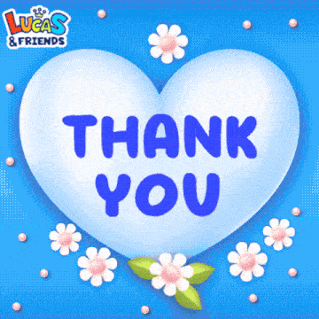 a lucas and friends greeting card with a heart and flowers