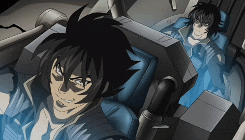 a cartoon of a man sitting in a chair