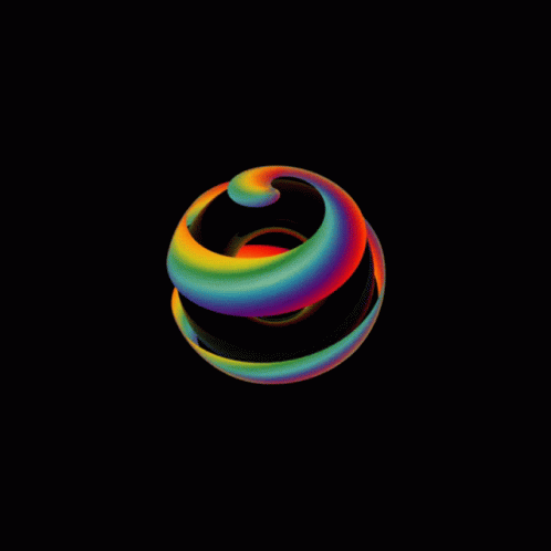 Rainbow Ball GIF - Rainbow Ball Spin GIFs