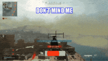 a video game screen says " do n't mind me " on it
