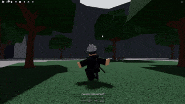 a screenshot of a video game that says " can you even see me " on the bottom