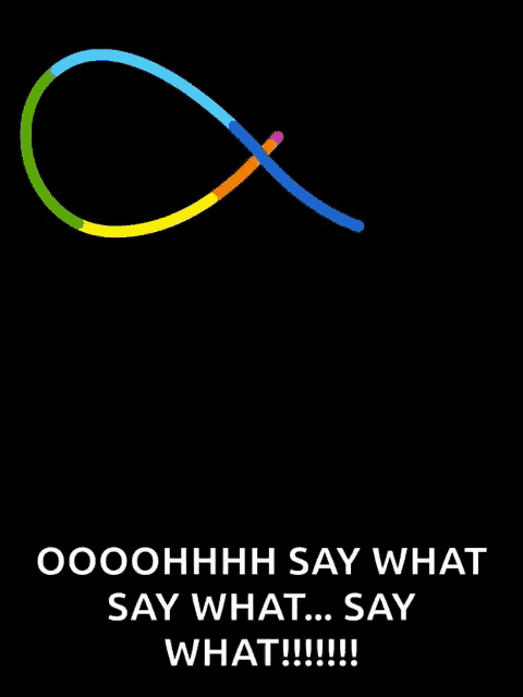 a black background with a rainbow infinity symbol and the words pride is a movement