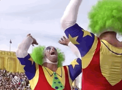 There Were Two Doink The Clown Wwe GIF - There Were Two Doink The Clown Doink Clown GIFs