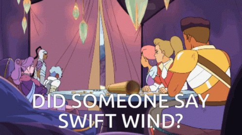 Swift Wind Did Someone Say GIF