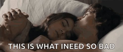 Couple Snuggle In Bed GIF - Couple Snuggle In Bed GIFs