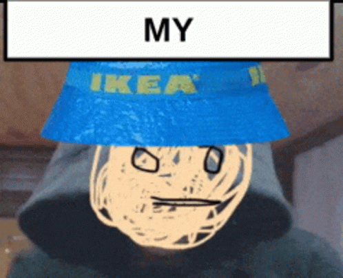 My Reaction To This Tom Foolery Ikea GIF - My Reaction To This Tom Foolery Ikea Hat GIFs