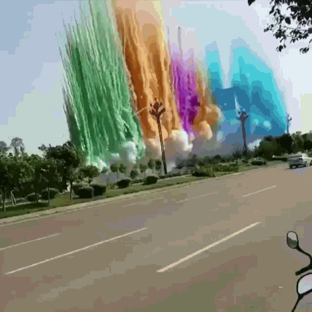 Rainbow Rainbow Explosion GIF - Rainbow Rainbow Explosion GIFs