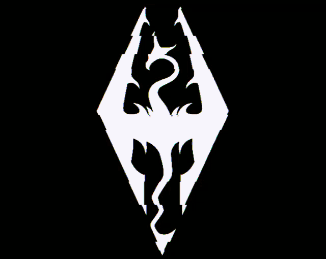 a 3d image of a dragon in a diamond