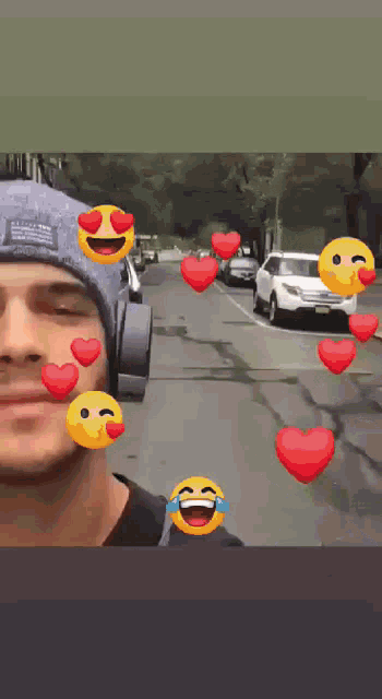 Akiridis Nikos Hearts GIF - Akiridis Nikos Hearts Emojis GIFs