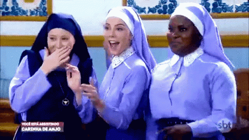 Nun Excited GIF - Nun Excited Happy GIFs