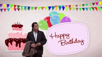 Travolta Party GIF - Travolta Party Birthday GIFs