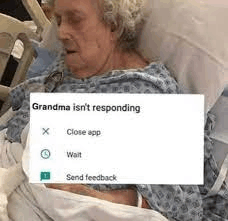 Grandma Grandma Isnt Responding GIF - Grandma Grandma Isnt Responding GIFs