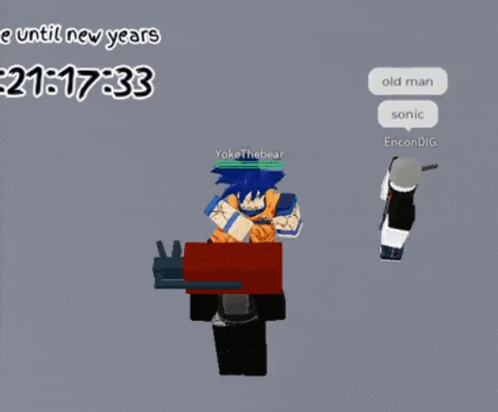a screenshot of a video game that says until new years at the top