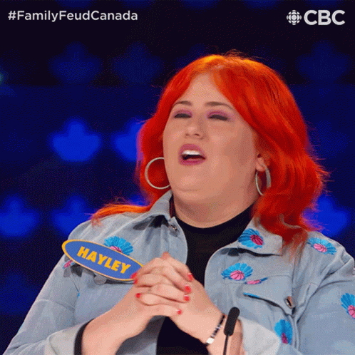 Startled Family Feud Canada GIF - Startled Family Feud Canada Oh GIFs