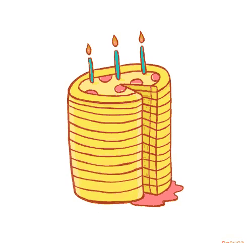 a birthday cake with three candles and the words feliz cumpleanos amor written below it