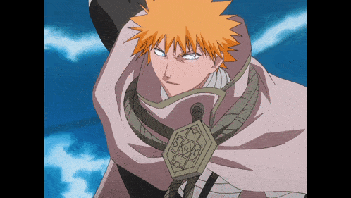 a cartoon character with orange hair is wearing a pink cape and a necklace