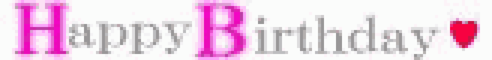 a pink happy birthday sign with a red heart .