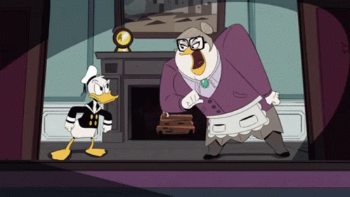 Donald Duck Bentina Beakley GIF - Donald Duck Bentina Beakley Mrs Beakley GIFs