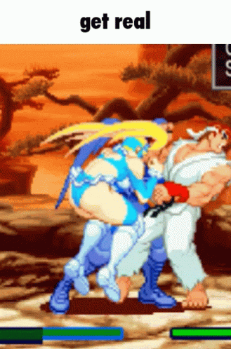 Get Real Street Fighter GIF - Get Real Street Fighter R Mika GIFs
