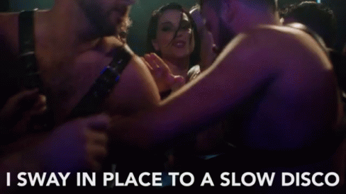 I Sway In Place To A Slow Disco Dancing GIF - I Sway In Place To A Slow Disco Dancing Partying GIFs