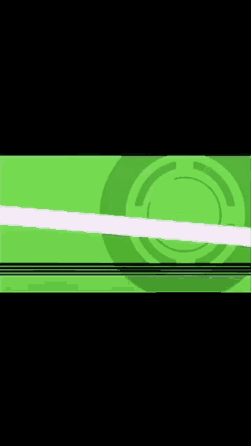 a green background with a white stripe and a circle in the middle