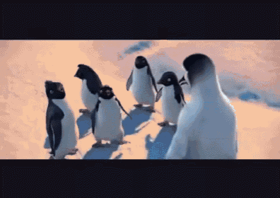 Ramon Falls GIF - Happy Feet Penguins Fall GIFs