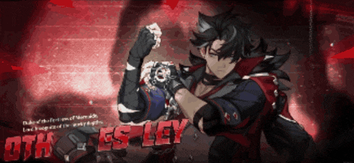 a cartoon character with the name oth es ley on it