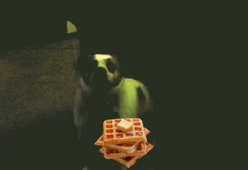 Laser Dog Waffles GIF - Laser Dog Waffles Laser Dog And Waffles GIFs