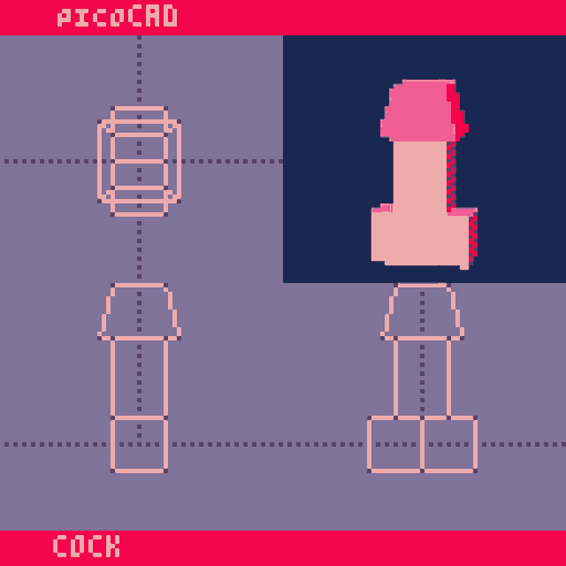 a drawing of a penis with picocad written on it