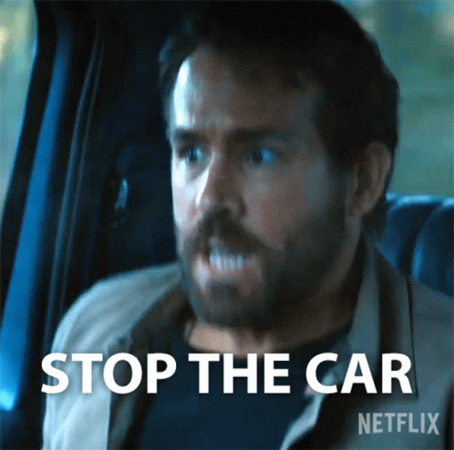 Stop The Car Adam GIF - Stop The Car Adam Ryan Reynolds GIFs