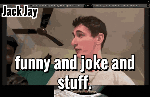 a jack jay funny and joke and stuff advertisement