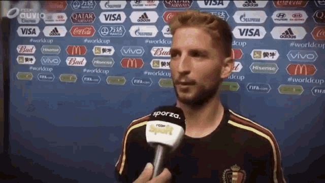 Red Together Dries Mertens GIF - Red Together Dries Mertens Talking GIFs