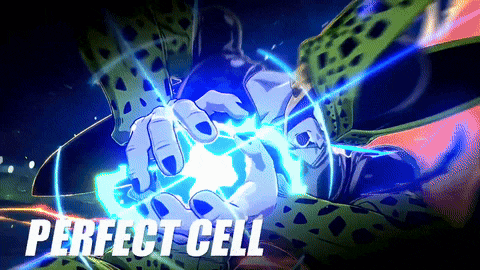 a cartoon of a person holding a perfect cell in their hands