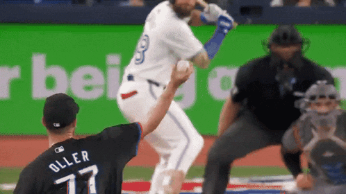 a baseball player named oller is throwing the ball
