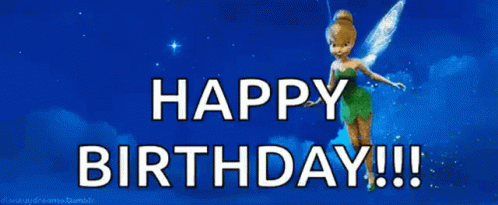 Tinkerbell Happy Birthday GIF - Tinkerbell Happy Birthday Sparkling GIFs