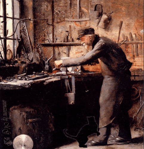 Frans Mrteleman Animato Da Miki4 Amiamo L'Arte GIF