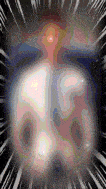 a computer generated image of a glowing sphere with a black background