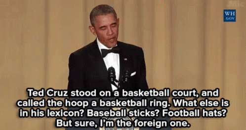 Barack Obama Basketball Ring GIF - Barack Obama Basketball Ring Ted Cruz GIFs
