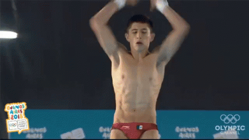 Olympic Diving Front Dive GIF - Olympic Diving Front Dive Althete GIFs